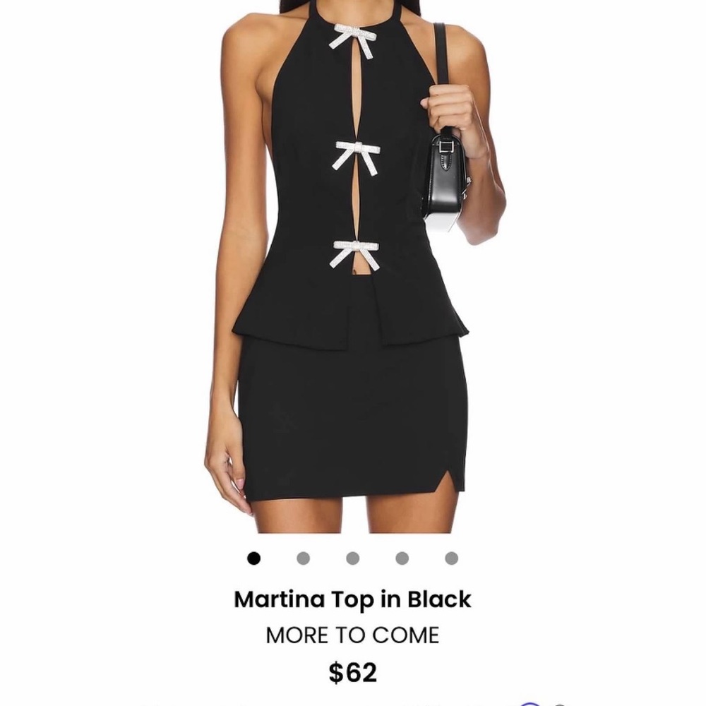 Black Halter top